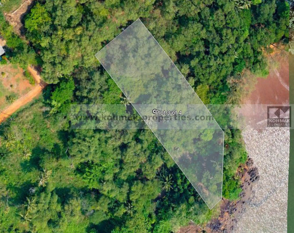 Seafront Land with 48 m Frontage – Koh Mak (Plot 3 of 4)
